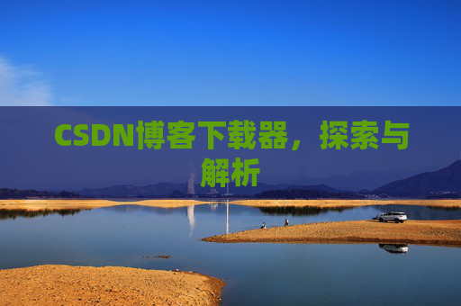 CSDN博客下载器，探索与解析