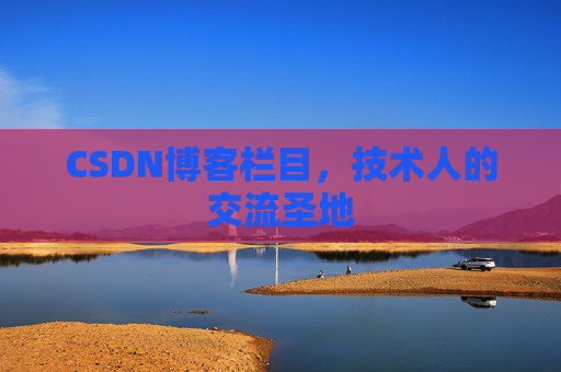 CSDN博客栏目，技术人的交流圣地